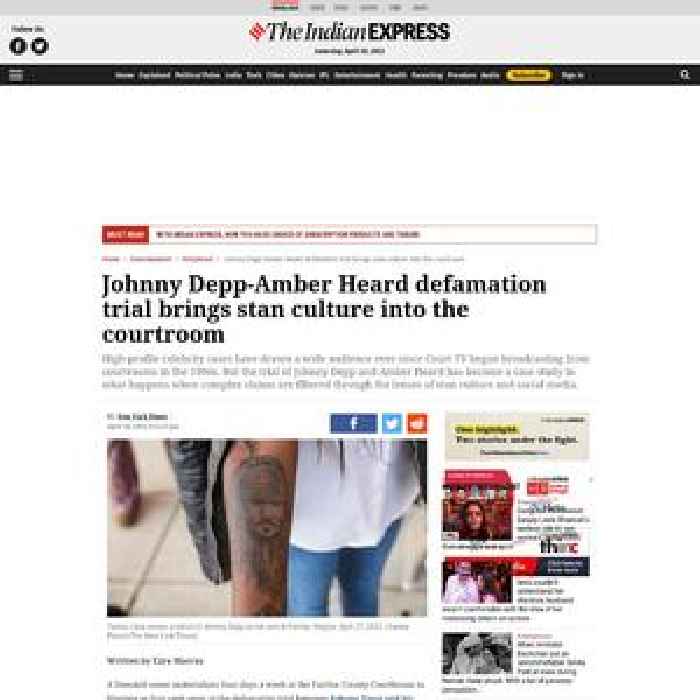 Johnny Depp-Amber Heard defamation trial brings stan culture into the courtroom
