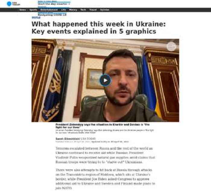 What happened this week in Ukraine: Key events explained in 5 graphics
