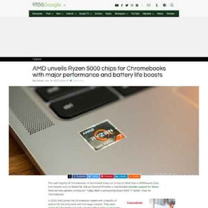 AMD unveils Ryzen 5000 chips for Chromebooks with major performance and battery life boosts