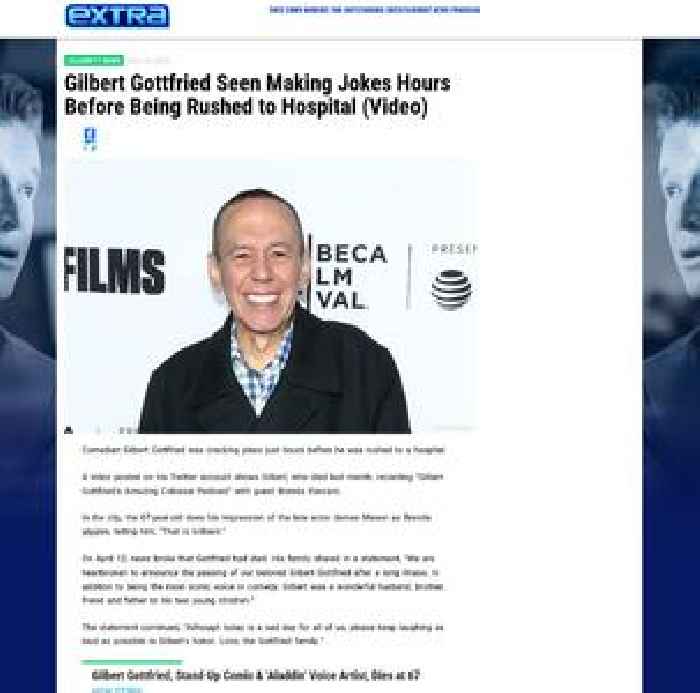 Gilbert Gottfried Seen Making Jokes Hours Before Being Rushed to Hospital (Video)