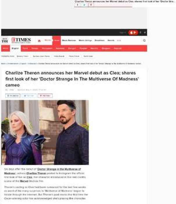 Charlize announces her MCU debut as Clea
