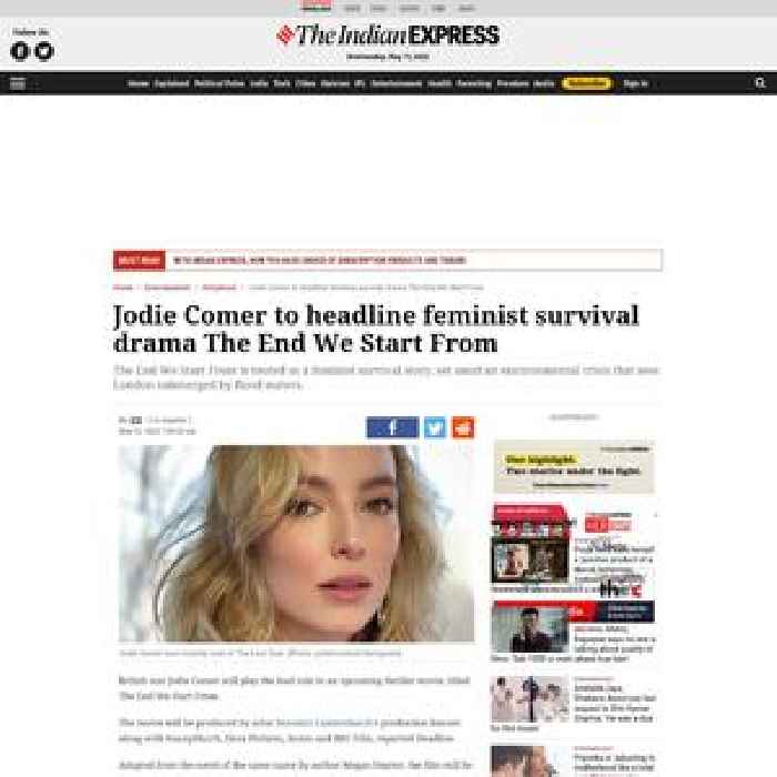 Jodie Comer to headline feminist survival drama The End We Start From