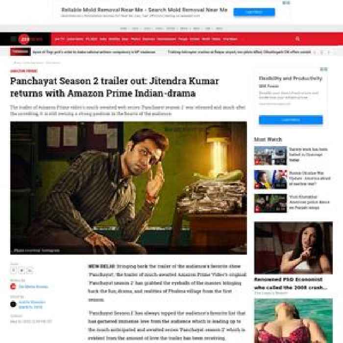  Panchayat Season 2 trailer out: Jitendra Kumar returns with Amazon Prime Indian-drama
