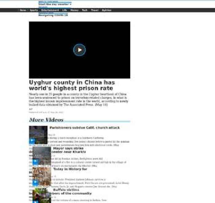 Uyghur county in China has world's highest prison rate