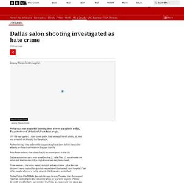 Dallas salon shooting investigated as hate crime