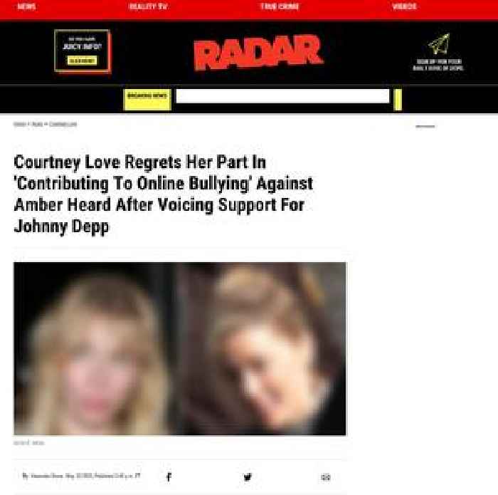 Courtney Love Regrets Her Part In 'Contributing To Online Bullying' Against Amber Heard After Voicing Support For Johnny Depp