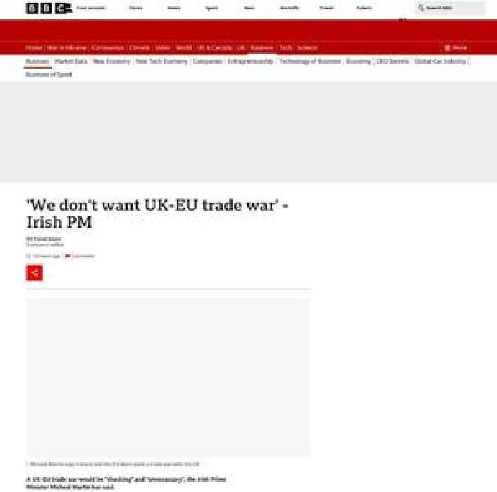 Ireland: We don't want UK-EU trade war