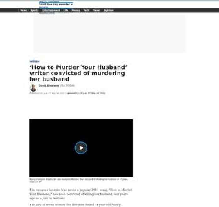 'How to Murder Your Husband' writer convicted of murdering her husband