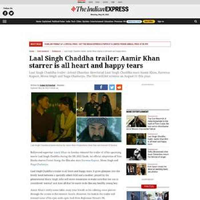 Laal Singh Chaddha trailer: Aamir Khan movie is all heart and happy tears