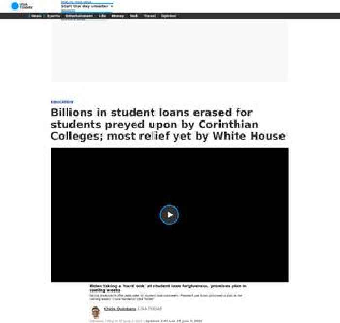 Billions in student loans erased for students preyed upon by Corinthian Colleges; most relief yet by White House