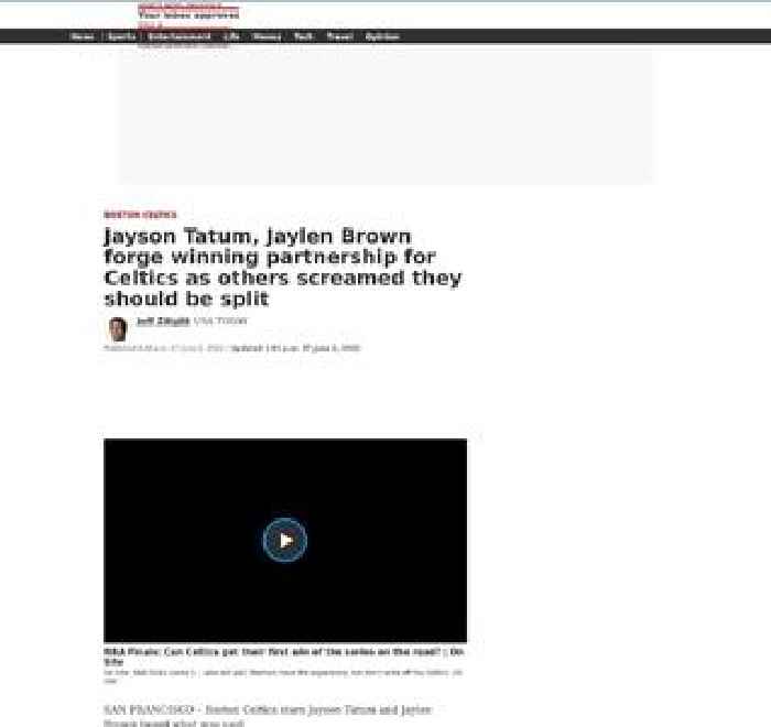 Jayson Tatum, Jaylen Brown forge winning partnership for Celtics as others screamed they should be split