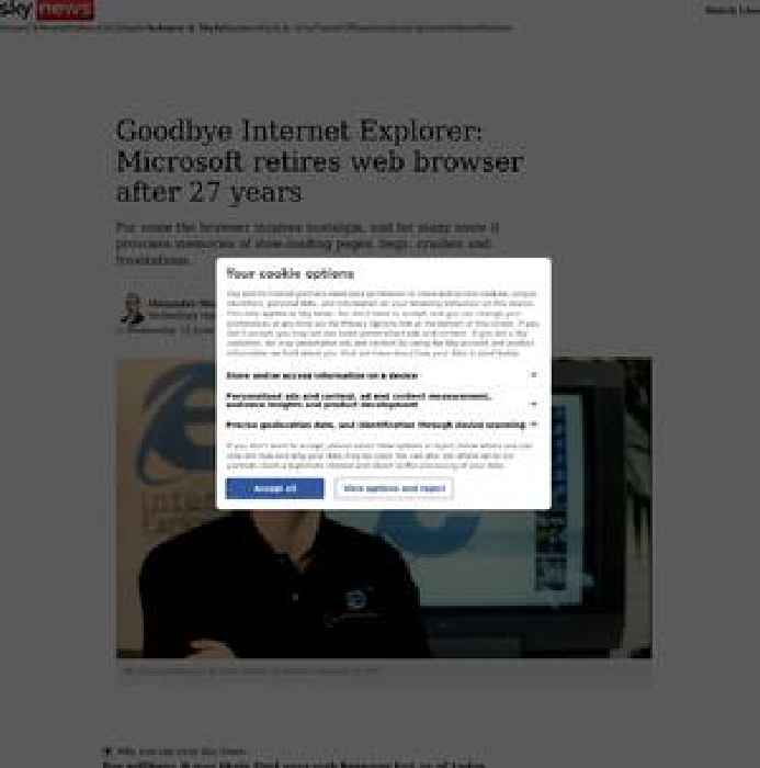 Goodbye Internet Explorer: Microsoft retires browser after 27 years