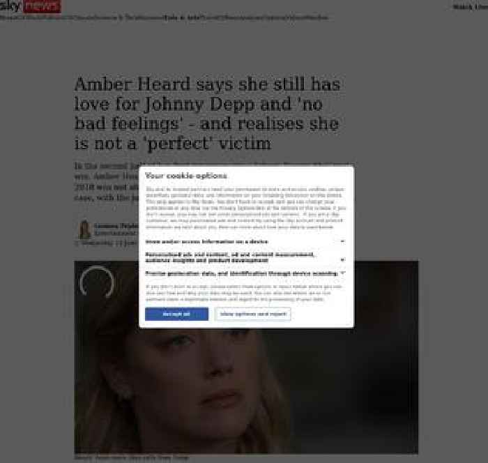 'I love him': Amber Heard says she has no 'bad feelings' towards Johnny Depp - and realises she is not a 'perfect' victim