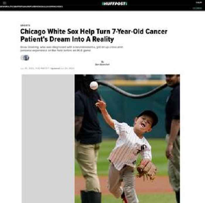

    Chicago White Sox Help Turn 7-Year-Old Cancer Patient's Dream Into A Reality

