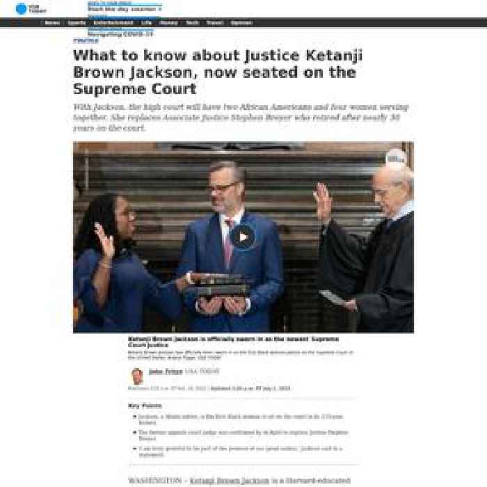 What to know about Justice Ketanji Brown Jackson, now seated on the Supreme Court