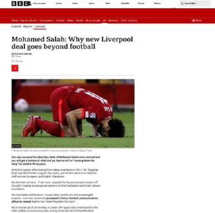 Mohamed Salah: Why new Liverpool deal goes beyond football