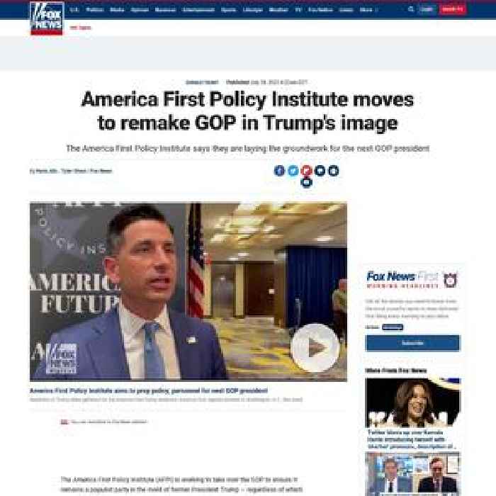 America First Policy Institute moves to remake GOP in Trump's image
