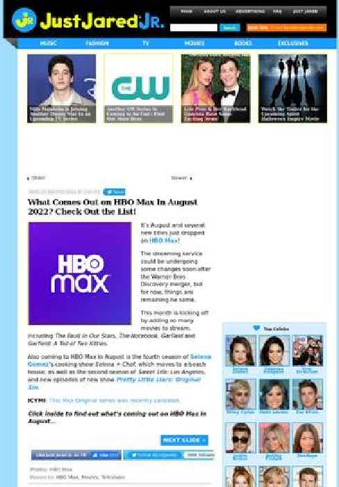 What Comes Out on HBO Max In August 2022? Check Out the List!
