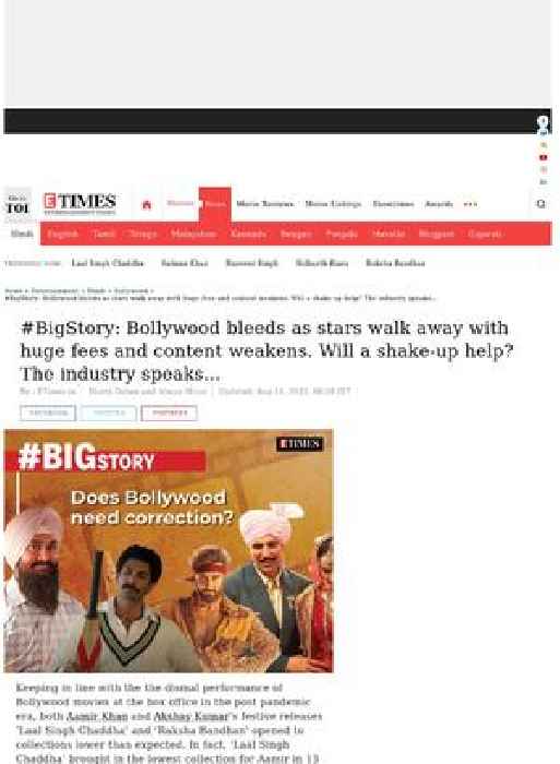 #BigStory: Does Bollywood need a fee and content shake-up?
