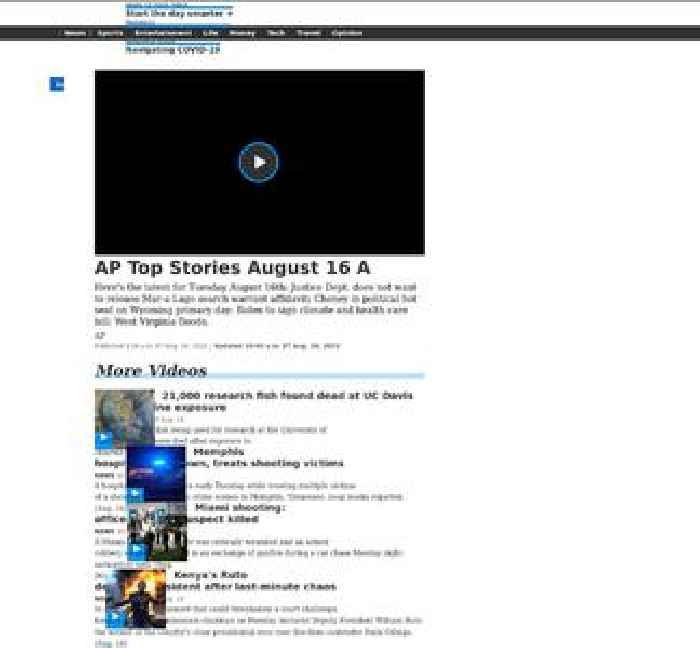 AP Top Stories August 16 A