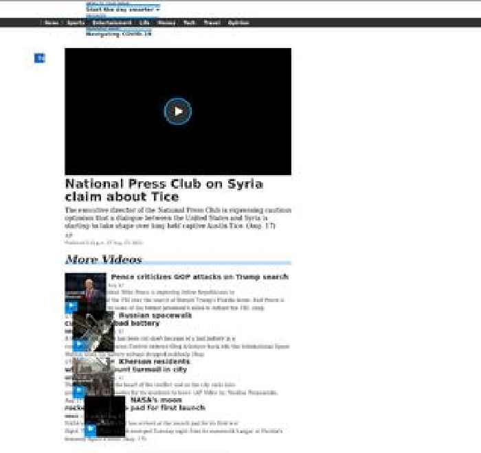 National Press Club on Syria claim about Tice