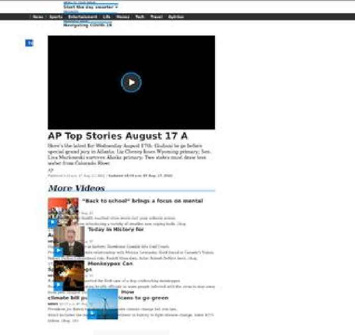 AP Top Stories August 17 A