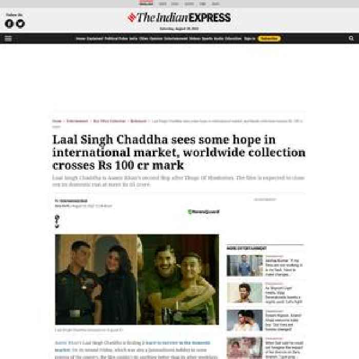Laal Singh Chaddha sees some hope in international market, worldwide collection crosses Rs 100 cr mark