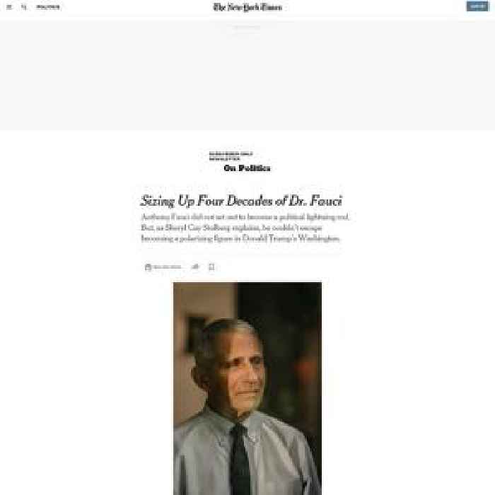 Four Decades of Dr. Fauci
