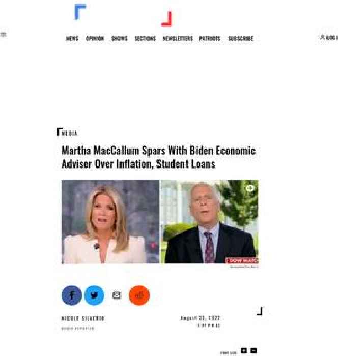 Martha MacCallum Spars With Biden Economic Adviser Over Inflation, Student Loans