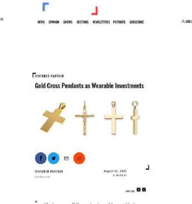 Gold Cross Pendants as Wearable Investments