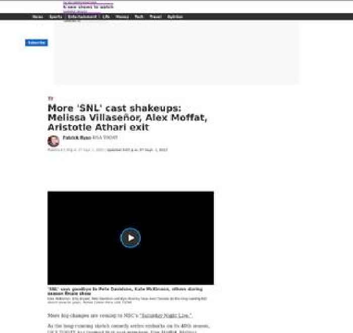 More 'SNL' cast shakeups: Melissa Villaseñor, Alex Moffat, Aristotle Athari exit