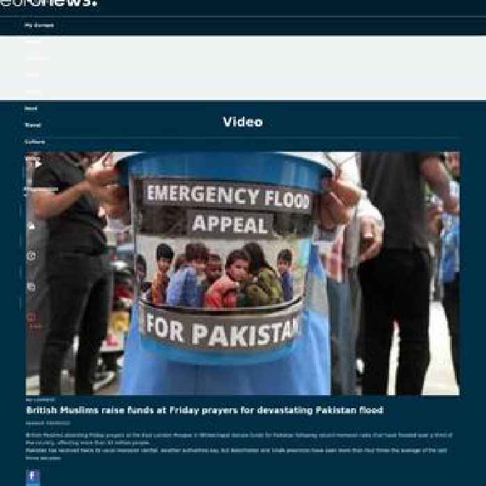 British Muslims raise funds at Friday prayers for devastating Pakistan flood