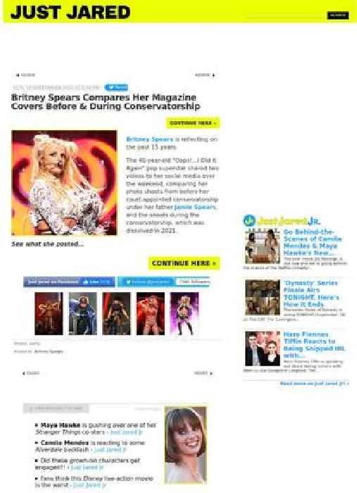 Britney Spears Compares Her Magazine Covers Before & During Conservatorship