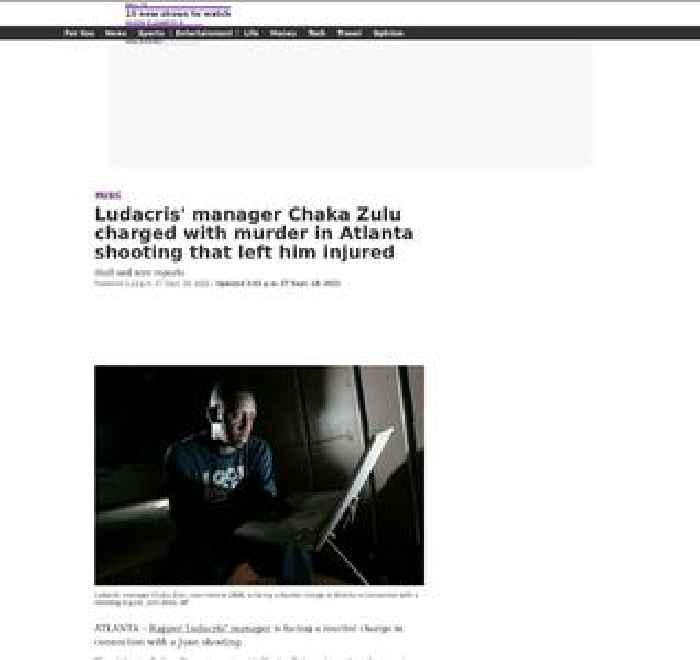 Ludacris' manager Chaka Zulu charged with murder in June shooting that left him injured