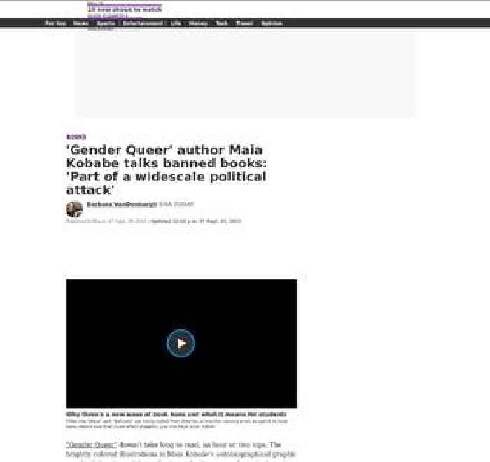 'Gender Queer' author Maia Kobabe talks banned books: 'Part of a widescale political attack'