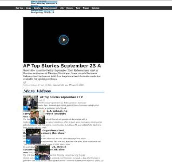 AP Top Stories September 23 A