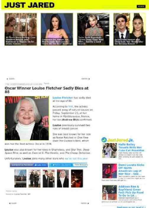 Oscar Winner Louise Fletcher Sadly Dies at 88