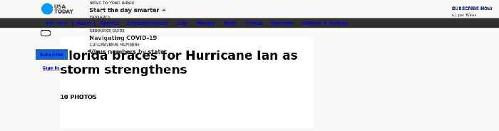 Florida braces for Hurricane Ian as storm strengthens