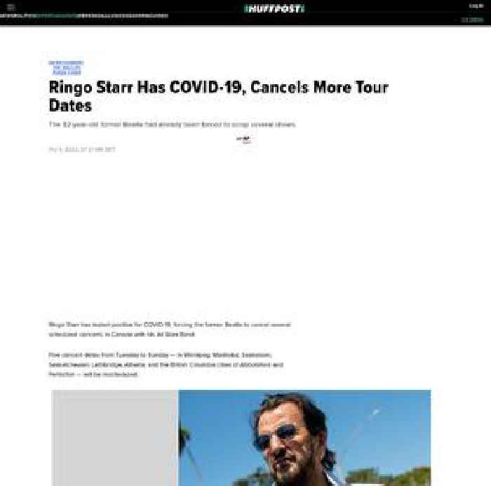 

    Ringo Starr Has COVID-19, Cancels More Tour Dates

