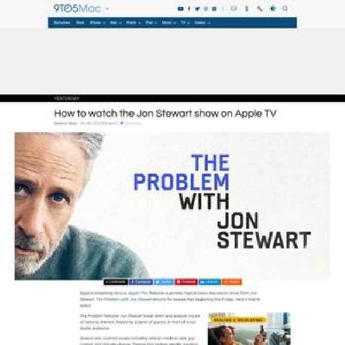How to watch the Jon Stewart show on Apple TV