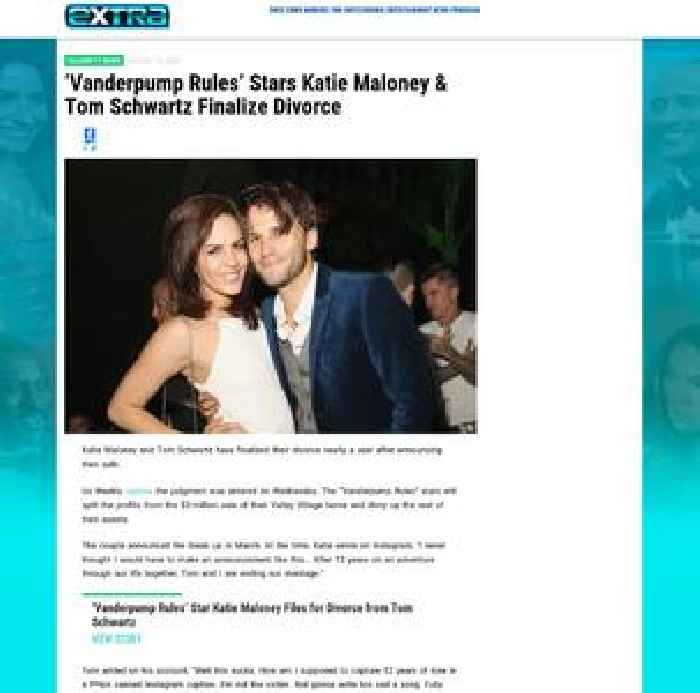 ‘Vanderpump Rules’ Stars Katie Maloney & Tom Schwartz Finalize Divorce