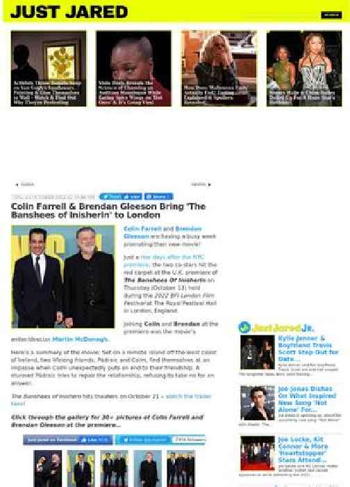 Colin Farrell & Brendan Gleeson Bring 'The Banshees of Inisherin' to London