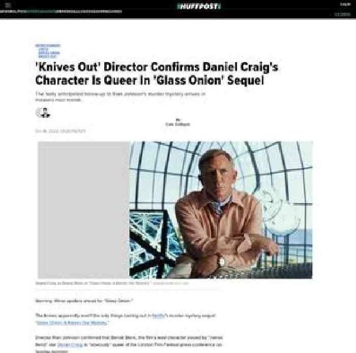 

    'Knives Out' Director Confirms Daniel Craig's Character Is Queer In 'Glass Onion' Sequel

