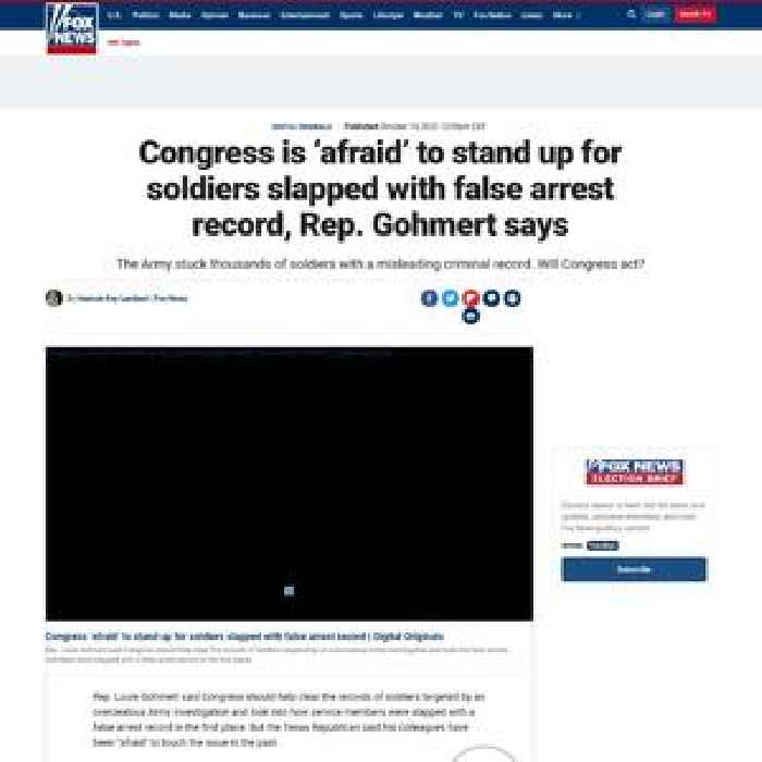 Congress is ‘afraid’ to stand up for soldiers slapped with false arrest record, Rep. Gohmert says