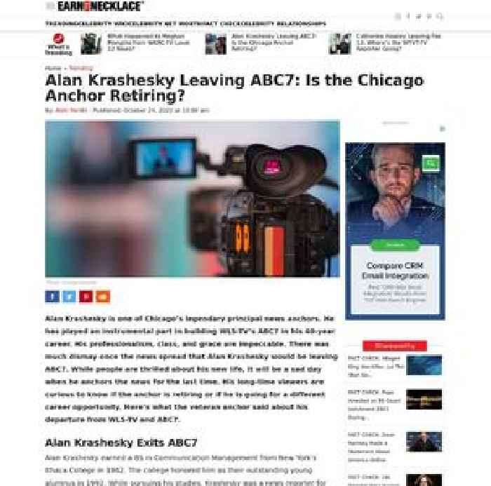 Alan Krashesky Leaving ABC7: Is the Chicago Anchor Retiring?