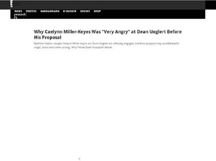 
                        Why Caelynn Miller-Keyes Was 