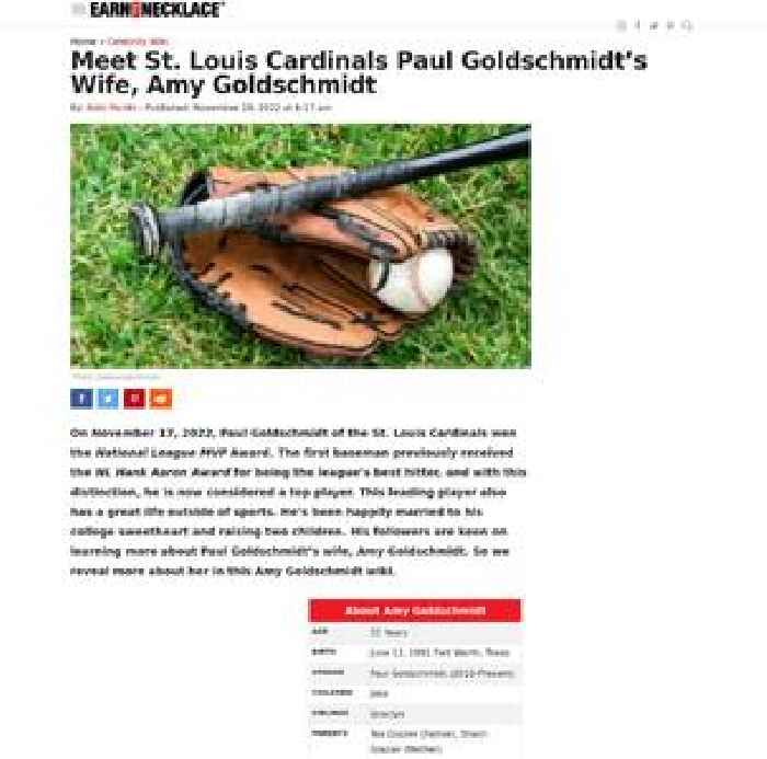 Meet St. Louis Cardinals Paul Goldschmidt’s Wife, Amy Goldschmidt