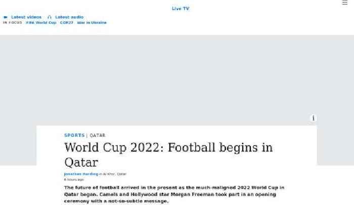 World Cup 2022: Football begins in Qatar