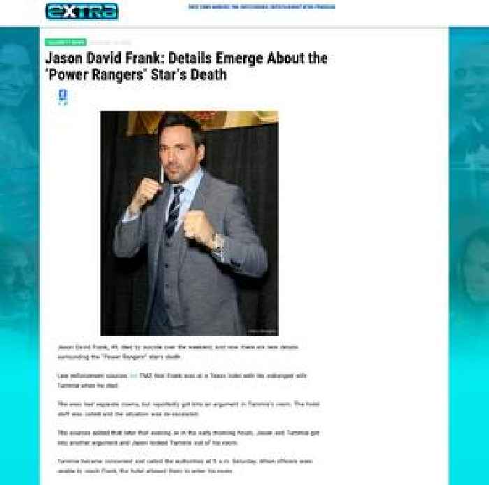 Jason David Frank: Details Emerge About the ‘Power Rangers’ Star’s Death