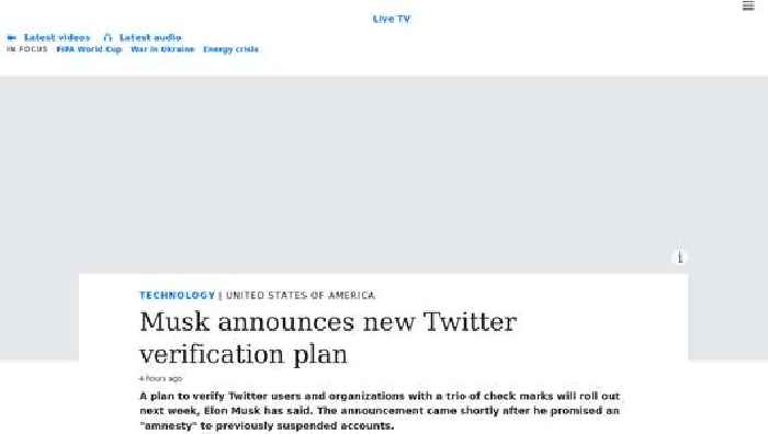 Musk announces Twitter 'amnesty' for suspended accounts